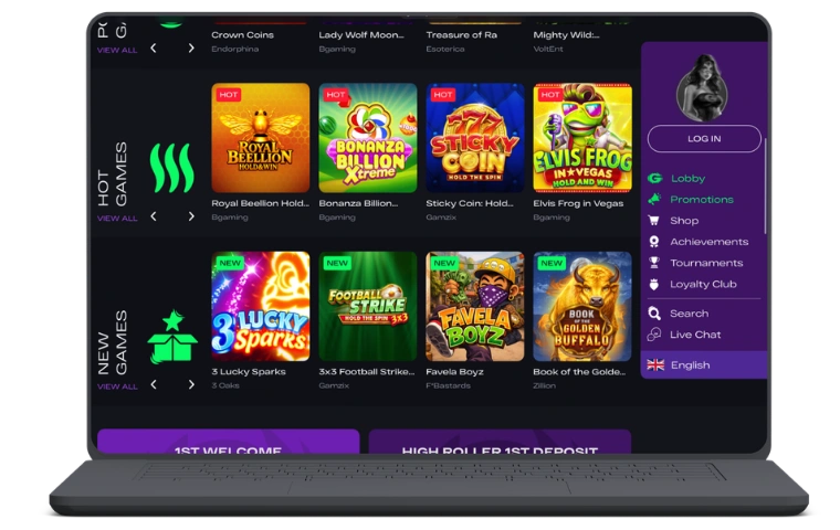 Glitch Spin connexion